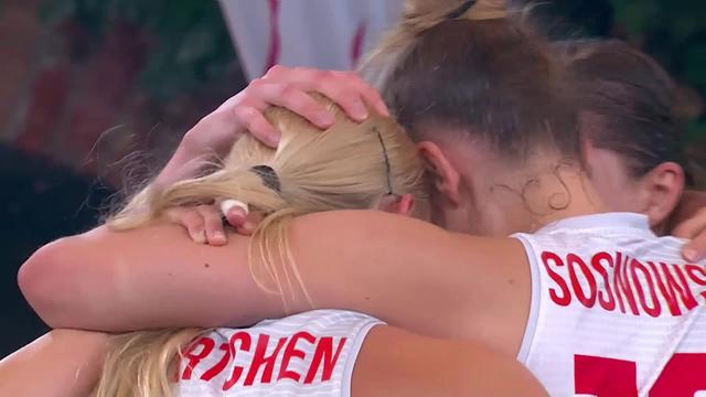 1-4 de finale, Pologne – Suisse (17-15): les Suissesses éliminées sur le fil