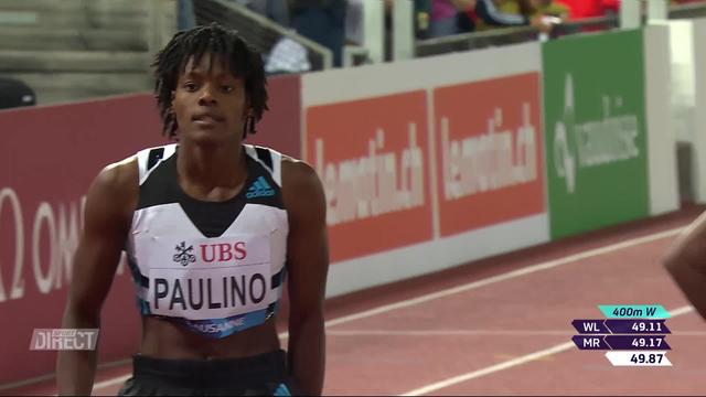 Athletissima, 400m dames: Paulino (DOM) s'impose devant Williams (BAR) et Cofil (DOM)