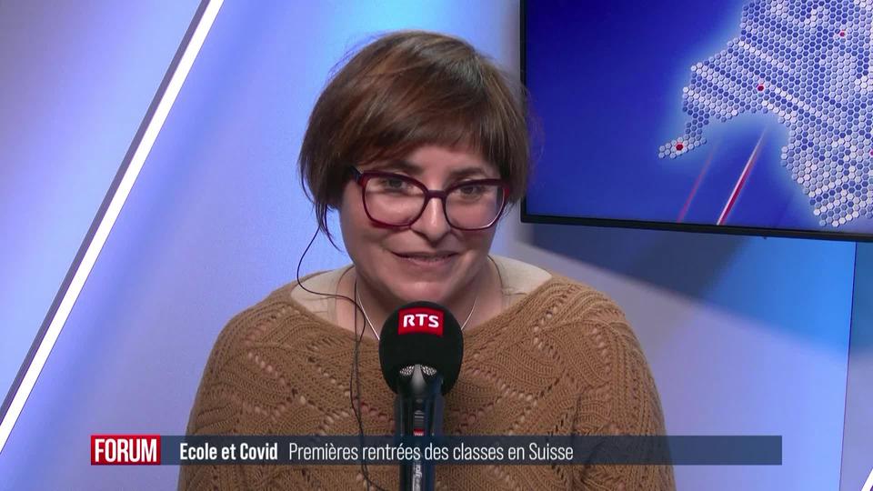 Incertitudes quant à la rentrée scolaire en Suisse romande lundi prochain: interview d’Isabelle Colliard