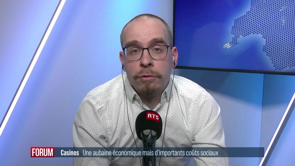 Les coûts sociaux des casinos: interview de Dimitri Kohler