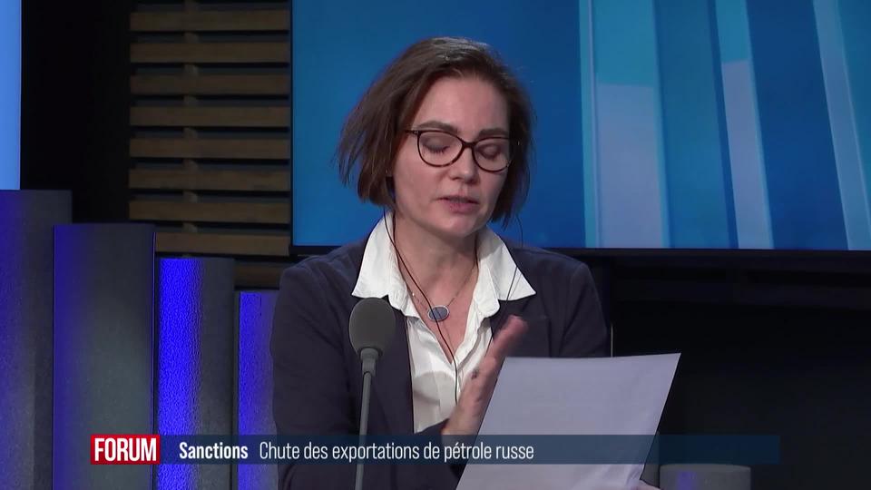 Conséquence des sanctions, les exportations de pétrole russe chutent