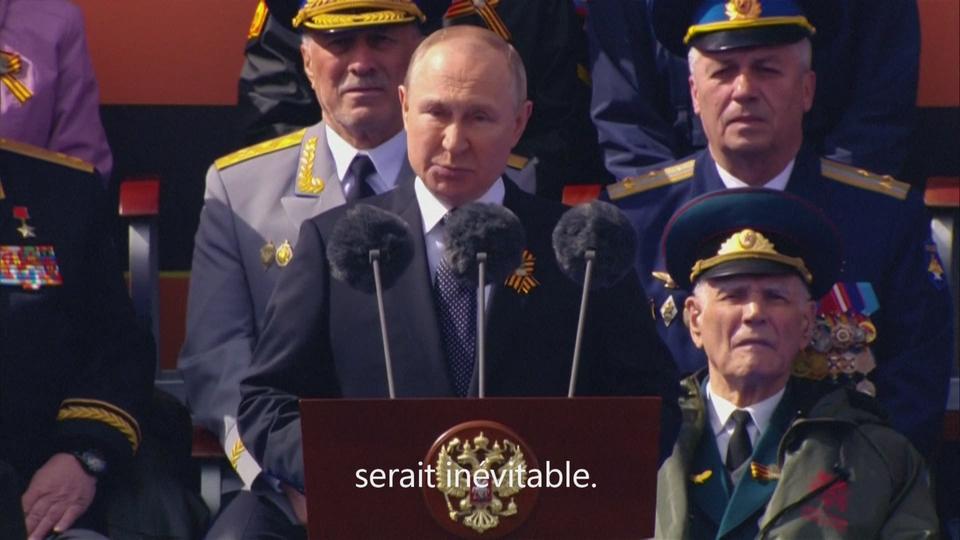 Extraits du discours de Vladimir Poutine lors des commémorations du 9 mai