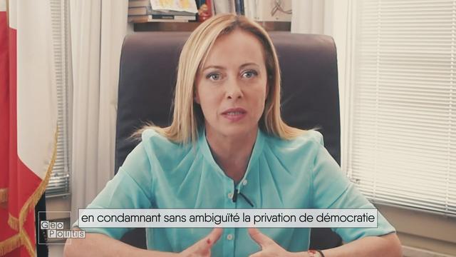 Giorgia Meloni, le positionnement ambigu de la leader du parti d’extrême droite Fratelli d’Italia