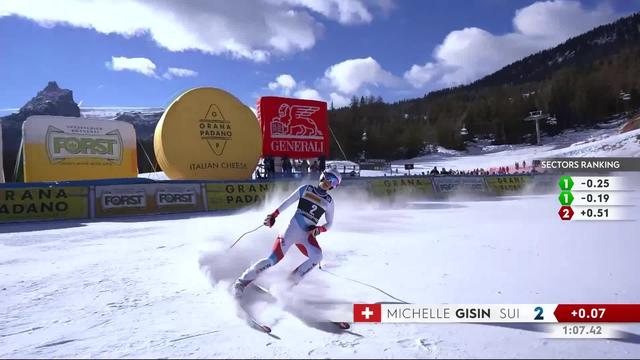Cortina (ITA), descente dames: un top 10 pour Michelle Gisin (SUI)
