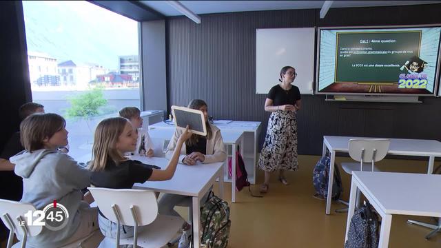 Avant la rentrée, des élèves valaisans suivent des cours d’introduction au cycle d’orientation