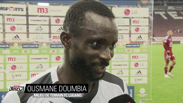 14e journée, Servette - Lugano (2-2): Ousmane Doumbia à l'interview après la rencontre