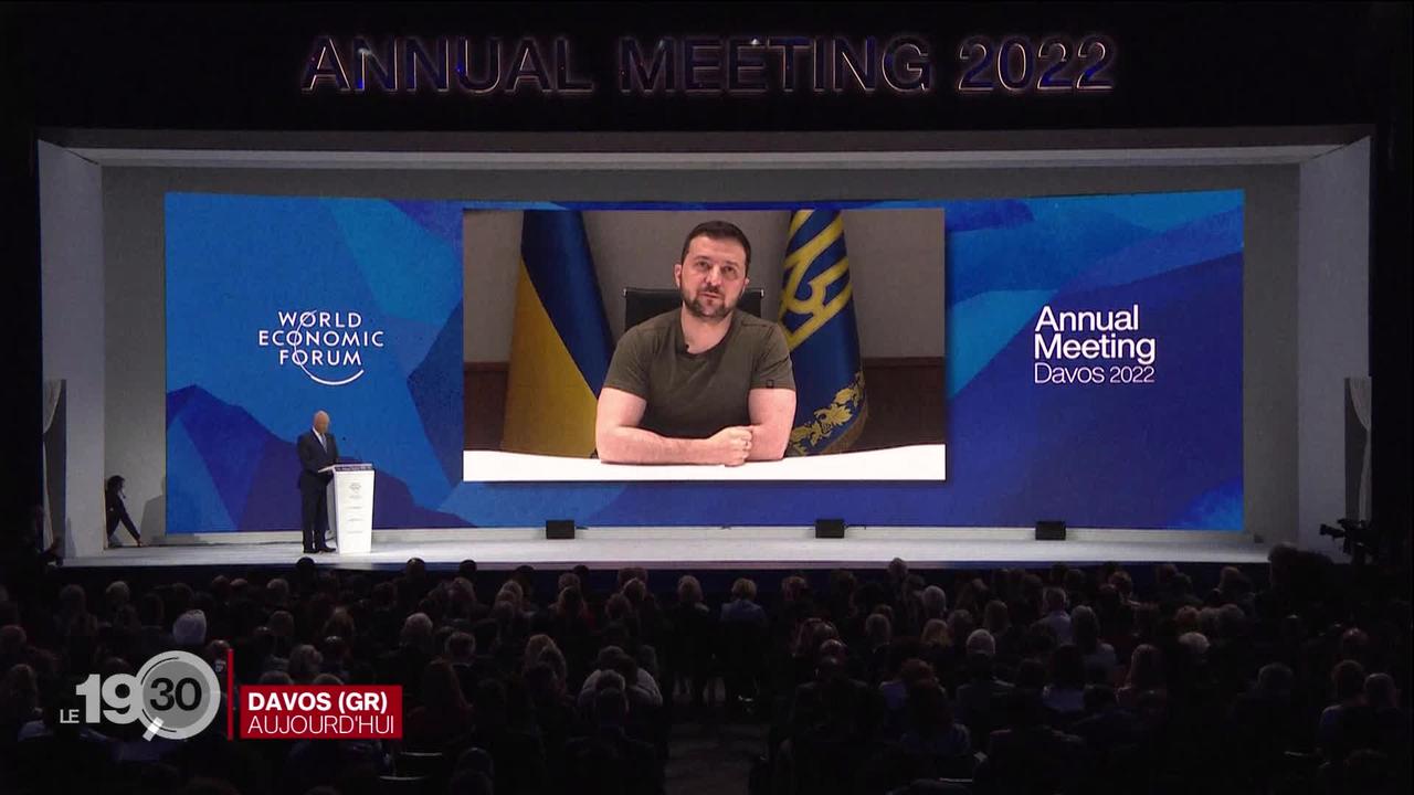 Le WEF de retour à Davos s'ouvre en faisant la part belle à l'Ukraine
