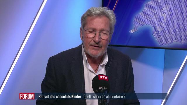 Suspicion de salmonellose dans des produits Kinder: interview de Pierre Schwaller