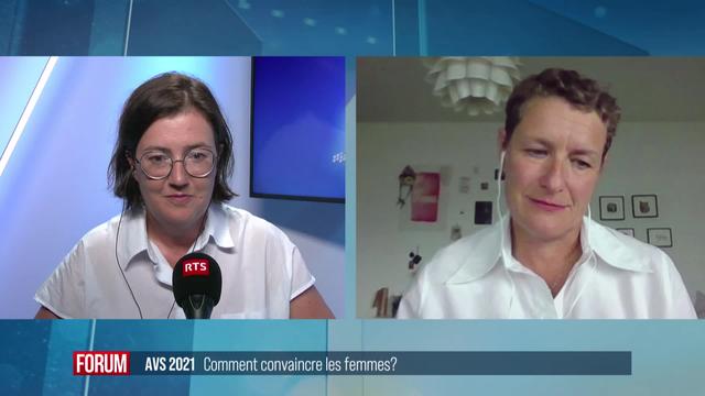 Réforme de l’AVS au détriment des femmes: débat entre Marie-France Roth Pasquier et Martine Docourt