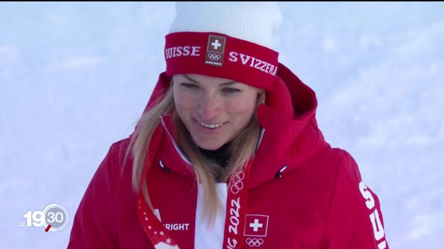 Huit ans après Sotchi, Lara Gut-Behrami retrouve le bronze olympique en arrachant la troisième place du slalom géant