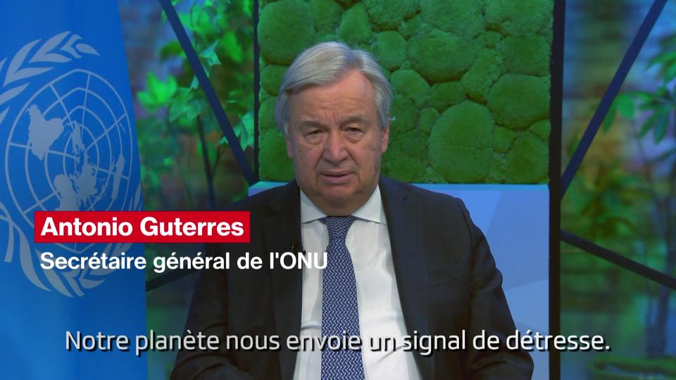 "Les huit dernières années ont été les plus chaudes jamais enregistrées", déclare Antonio Guterres, secrétaire général de l'ONU