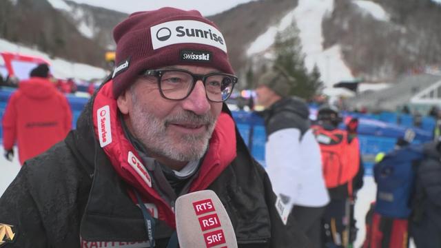 Ski alpin: "C'est le bonheur complet pour toute l'équipe" (Denis Wicki, coach Swiss Ski)