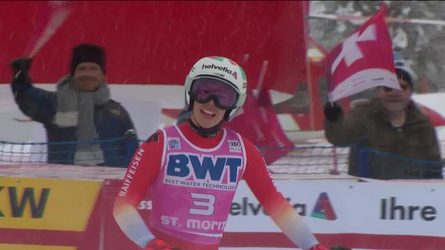 St-Moritz (SUI), descente dames: le passage de Michelle Gisin