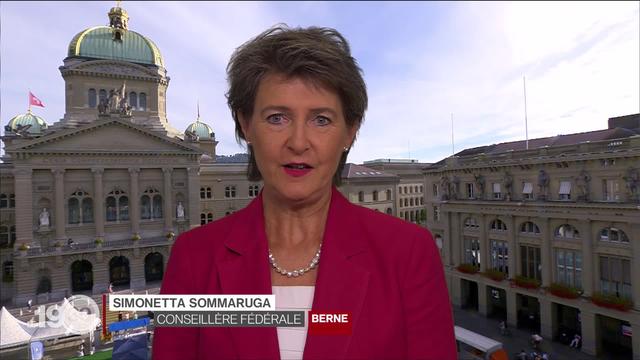 Simonetta Sommaruga: "Il n'y a pas de mesures coercitives pour l'heure"