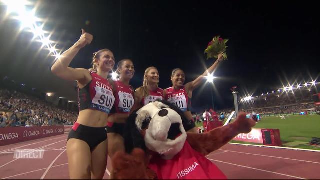 Athletissima, 4x100m dames: victoire des Suissesses devant les Pays-Bas et l'Espagne