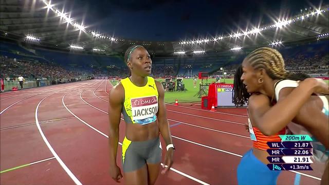 Rome (ITA), 200m dames: Mujinga Kambundji (SUI) 6e réalise son meilleur chrono de la saison