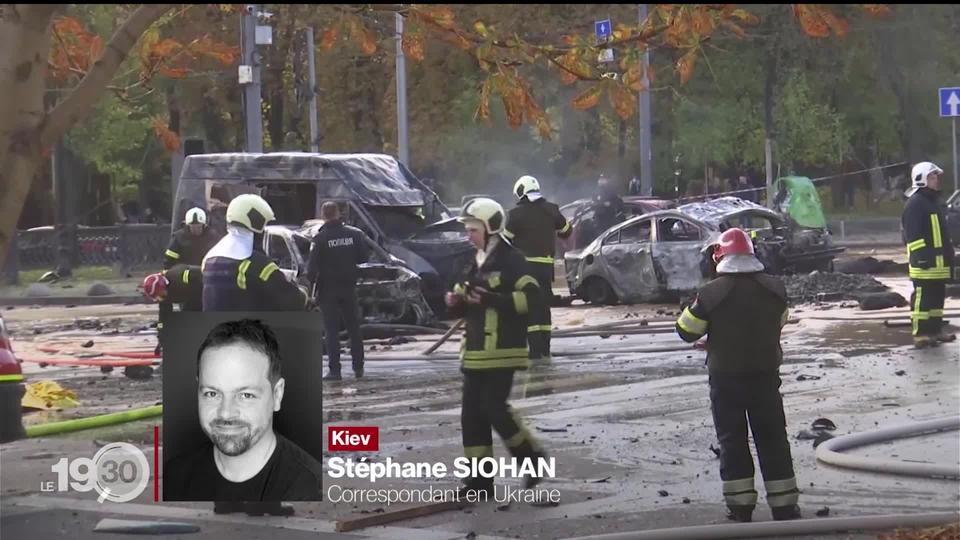 Par téléphone, le journaliste Stéphane Siohan constate les effets de la guerre psychologique après les bombardements de l'armée russe à Kiev