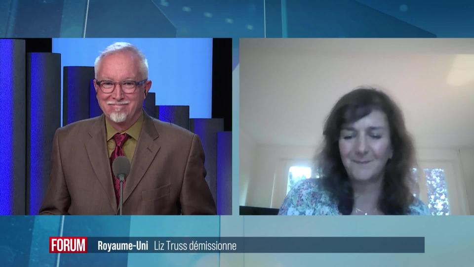 Réactions à la démission de Liz Truss au Royaume-Uni: interview de Digby Thomas et Agnès Alexandre-Collier