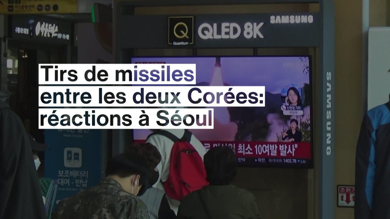 Tirs de missiles entre les deux Corées: les réactions à Séoul