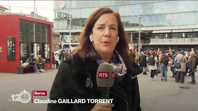 Manifestation à Berne de femmes en colère