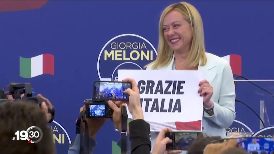 L’extrême droite est de retour au pouvoir en Italie. Le parti néo-fasciste "Fratelli d’Italia" est le grand vainqueur des élections législatives