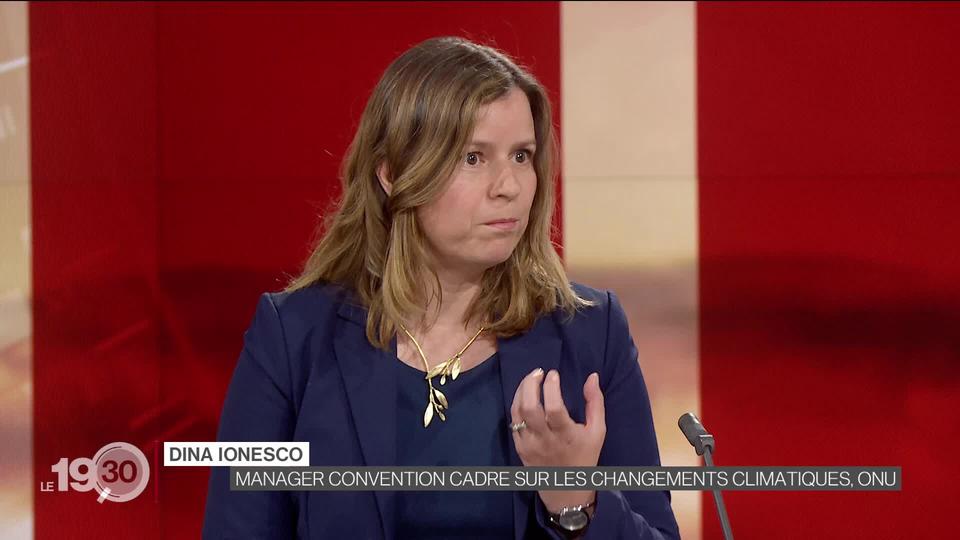 Dina Ionesco, manager de la convention cadre de l'ONU sur les changements climatiques, évoque les défis du réchauffement