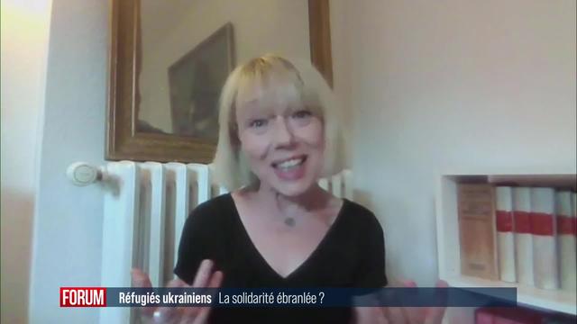 Une solidarité ébranlée envers les réfugiés ukrainiens: interview d'Irène Herrmann