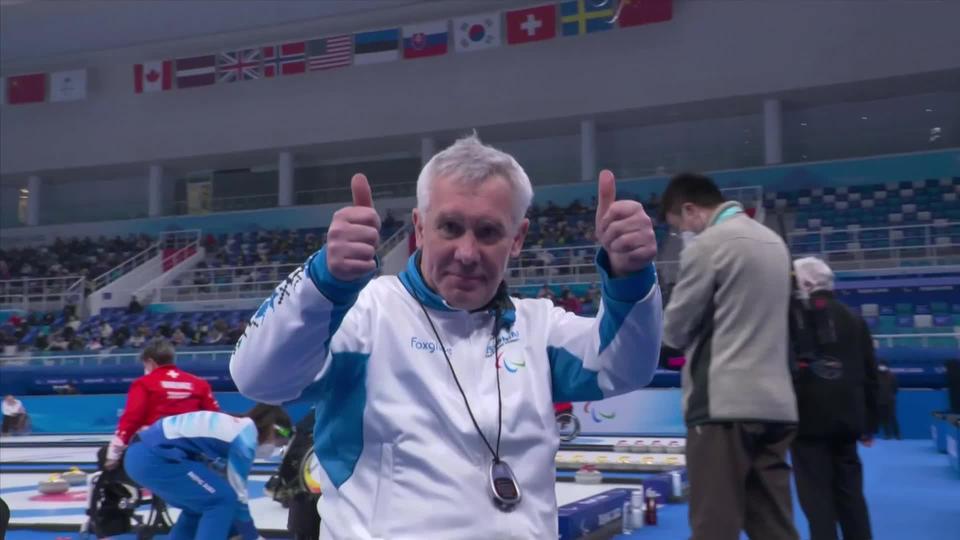 Paralympiques, curling,  Suisse - Estonie (6-8): La Suisse termine son tournoi par une nouvelle défaite