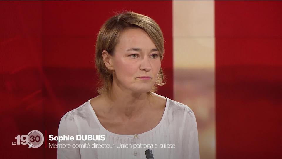 Sophie Dubuis de l'Union patronale suisse commente les revendications salariales des syndicats