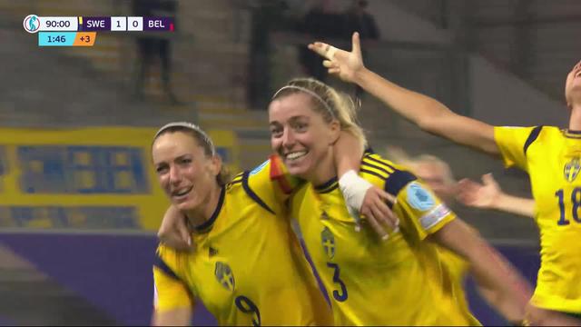 1-4, Suède - Belgique (1-0): un but dans le temps additionnel propulse la Suède en 1-2