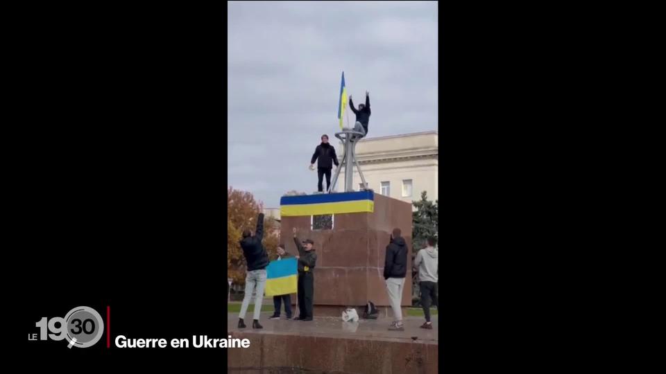 Neuf mois après le début de la guerre, le drapeau ukrainien flotte à nouveau sur Kherson