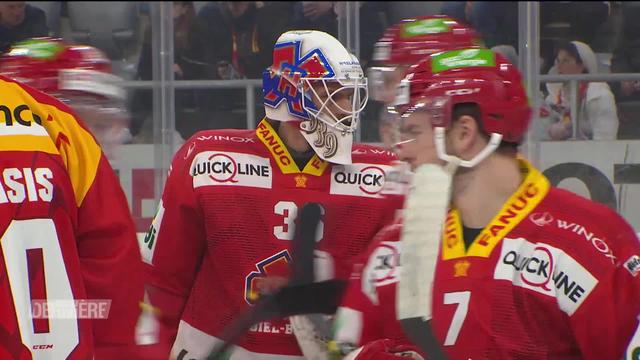 National League, 55e journée: Bienne - Davos (2-3ap)