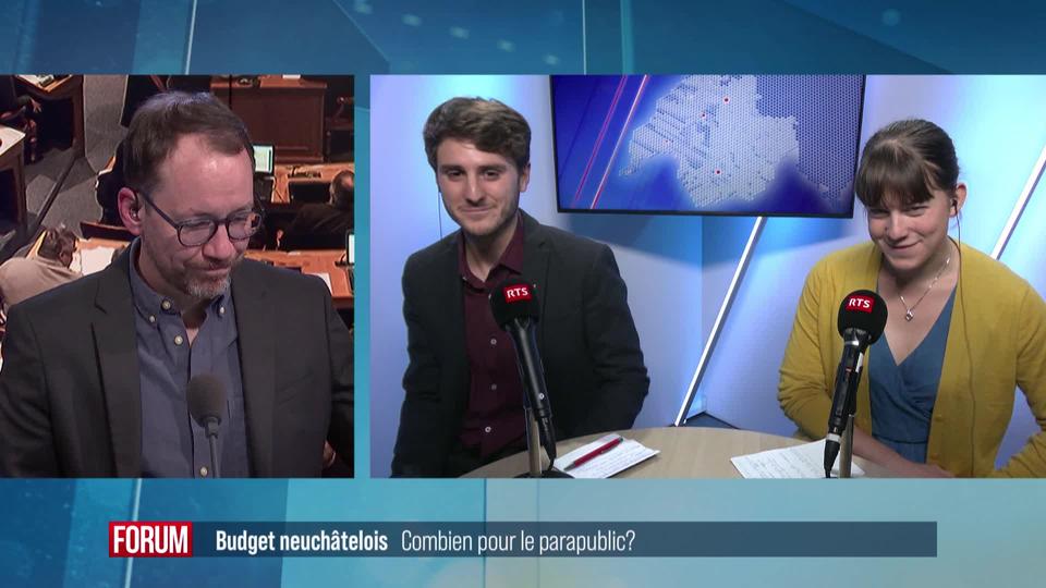 Les salaires du parapublic à Neuchâtel: débat entre Mireille Tissot-Daguette et Romain Dubois