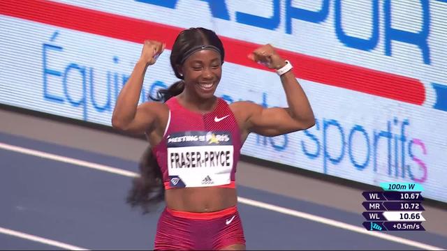 Paris (FRA), 100m dames: Fraser-Pryce (JAM) s'impose, Del Ponte (SUI) 8e