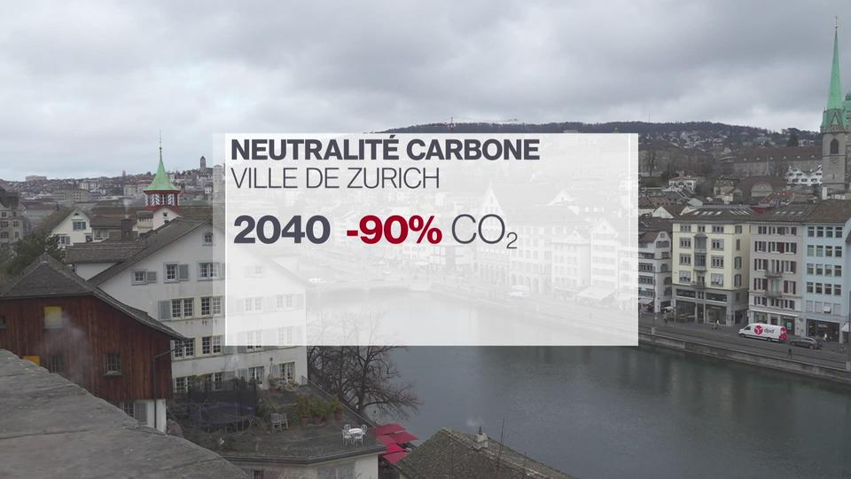 La Ville de Zurich veut atteindre la neutralité carbone à l'horizon 2040