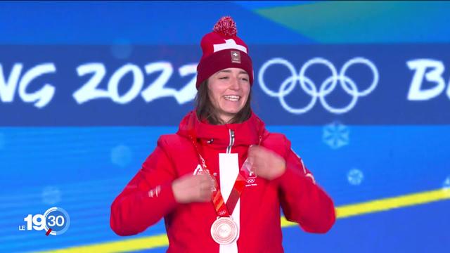 JO de Pékin: la skieuse freestyle Mathilde Gremaud a remporté la médaille de bronze la nuit dernière