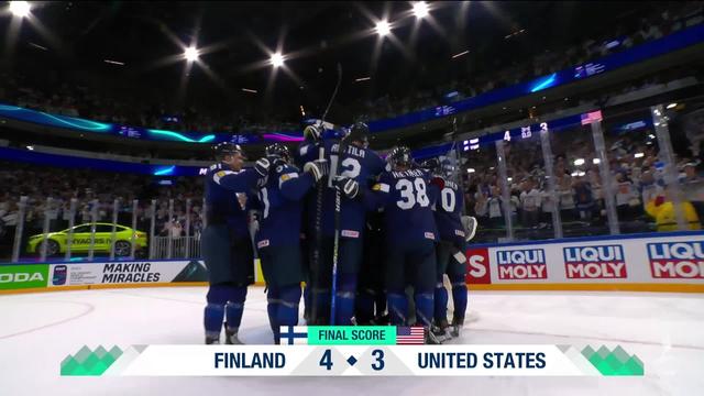 1-2 finale, Finlande - USA (4-3): la Finlande se qualifie pour sa grande finale