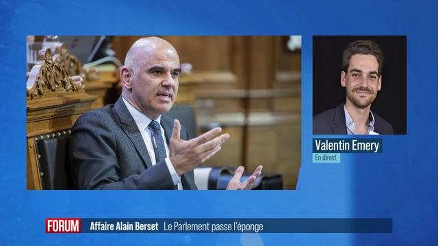 Alain Berset blanchi de toutes les accusations portées à son encontre