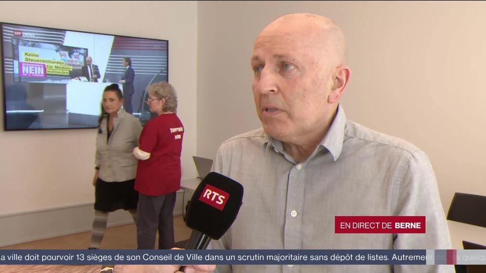 Renato Werndli, coprésident du comité d'initiative sur l'expérimentation animale, est déçu du résultat