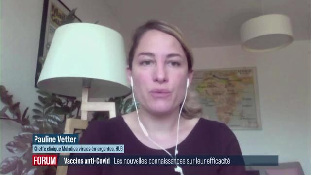 L'efficacité des vaccins anti-Covid diffère selon les variants: interview de Pauline Vetter