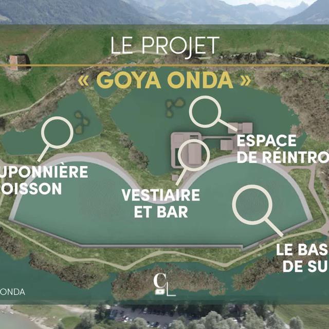 Le projet "Goya Onda" propose à Morlon (FR) la création d'un bassin de surf et d'un espace naturel protégé