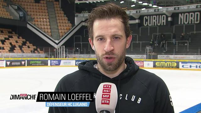 Hockey, National League: Interview de Romain Loeffel, défenseur du HC Lugano