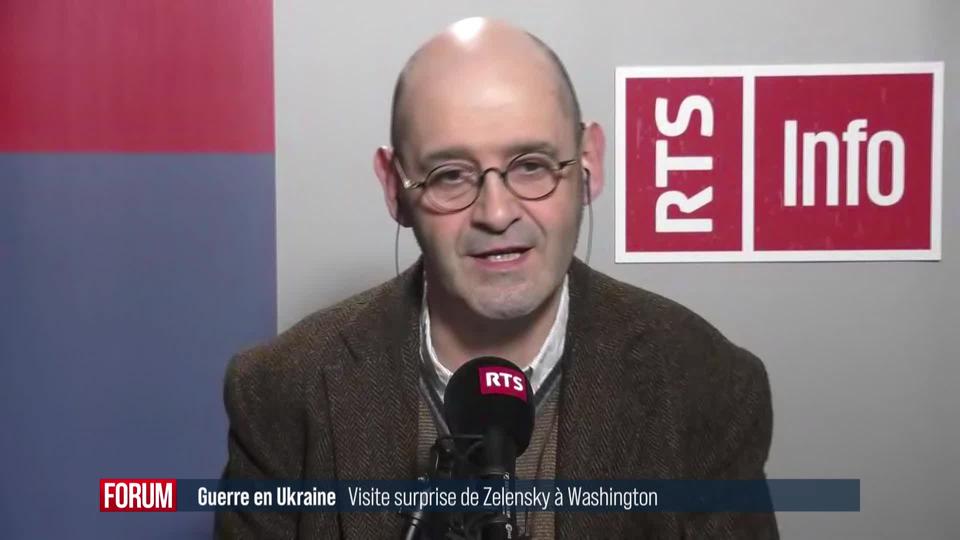 Que signifie la visite de Volodymyr Zelensky à Washington? Interview d’Eric Aunoble