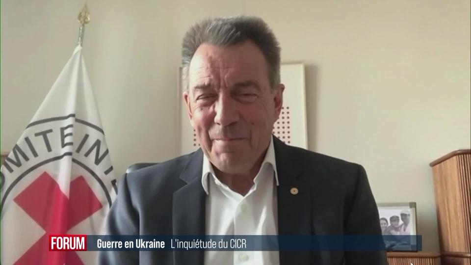 Le regard du président du CICR sur la guerre en Ukraine: interview Peter Maurer