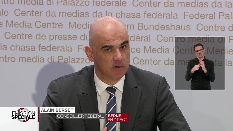 La déclaration d'Alain Berset lors de la conférence de presse du 16 février 2022