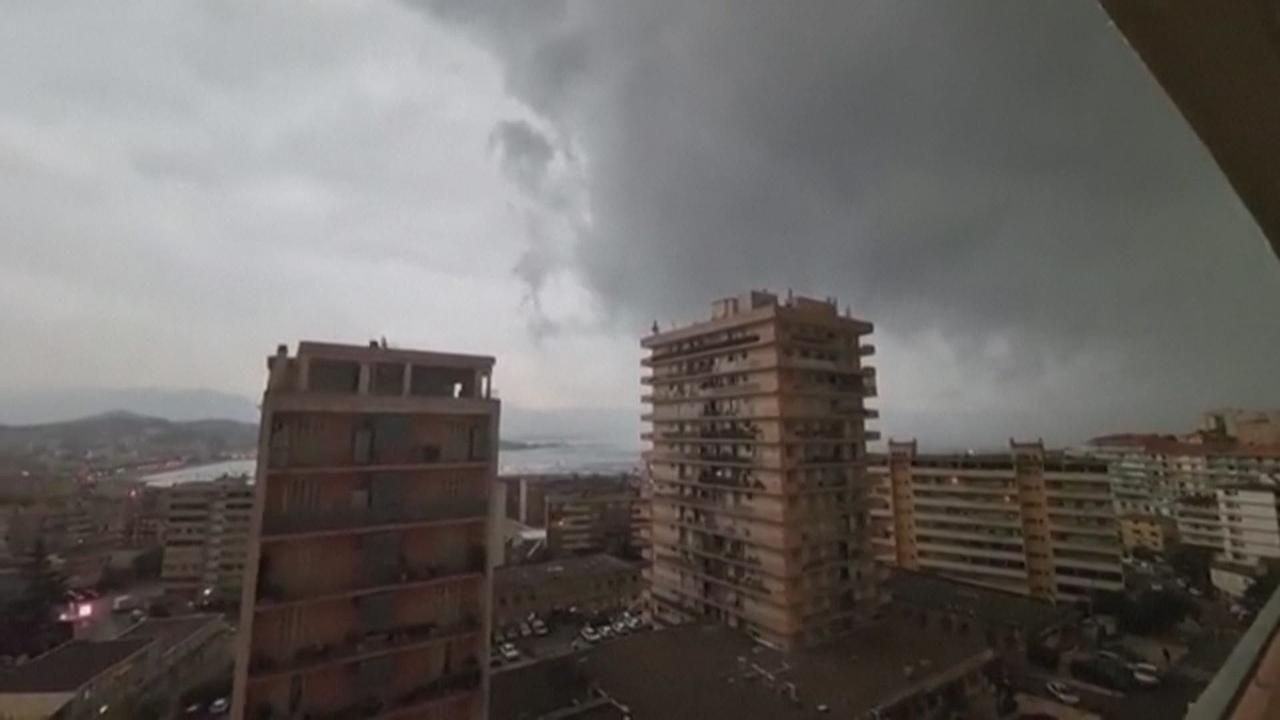 Des violents orages ont touché Ajaccio, chef-lieu de la Corse, jeudi