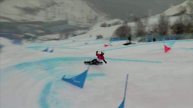 Paralympiques - snowboard: les meilleurs moments en slalom banked