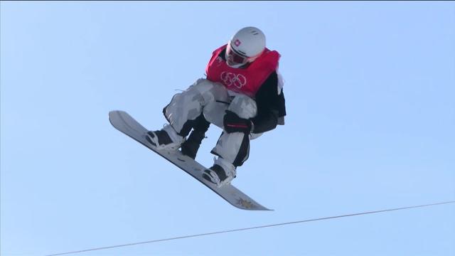 Snowboard halfpipe, finale messieurs: le passage de Pat' Burgener (SUI)