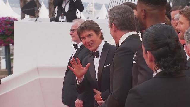 Montée des marches de Tom Cruise au Festival de Cannes