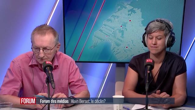 Forum des médias (vidéo) - Alain Berset: le déclin?